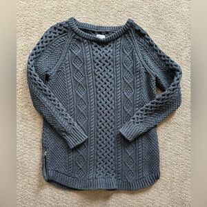 LL Bean Signature Cotton Fisherman Sweater Large